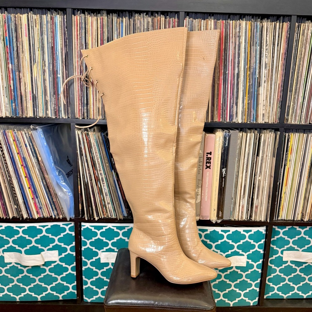 Plus Size Thigh High Boots